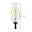 4 Watt B11 LED Bulb - Clear - Candelabra Base - 3000K - 350 Lumens - 120 Volt (10 Pack)