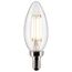 4 Watt B11 LED Bulb - Clear - Candelabra Base - 5000K - 350 Lumens - 120 Volt (10 Pack)