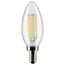 5.5 Watt B11 LED Bulb - Clear - Candelabra Base - 2700K - 500 Lumens - 120 Volt (10 Pack)