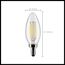 5.5 Watt B11 LED Bulb - Clear - Candelabra Base - 5000K - 500 Lumens - 120 Volt (10 Pack)