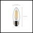 4 Watt B11 LED Bulb - Clear - Medium Base - 2700K - 350 Lumens - 120 Volt (10 Pack)