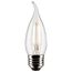 3 Watt CA10 LED Bulb - Clear - Medium Base - 2700K - 250 Lumens - 120 Volt (10 Pack)