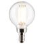 4 Watt G16.5 LED Bulb - Clear - Candelabra Base - 5000K - 120 Volt (10 Pack)