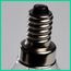 4 Watt G16.5 LED Bulb - Clear - Candelabra Base - 5000K - 120 Volt (10 Pack)
