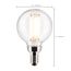 4 Watt G16.5 LED Bulb - Clear - Candelabra Base - 5000K - 120 Volt (10 Pack)