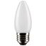 5.5 Watt B11 LED Bulb - Frost Finish - Medium Base - 5000K - 120 Volt (10 Pack)