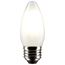 5.5 Watt B11 LED Bulb - Frost Finish - Medium Base - 5000K - 120 Volt (10 Pack)