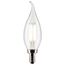 5.5 Watt CA10 LED Bulb - Clear - Candelabra Base - 5000K - 120 Volt (10 Pack)