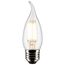 4 Watt CA10 LED Bulb - Clear - Medium Base - 5000K - 120 Volt (10 Pack)