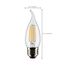 4 Watt CA10 LED Bulb - Clear - Medium Base - 5000K - 120 Volt (10 Pack)