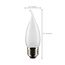 4 Watt CA10 LED Bulb - Frost Finish - Medium Base - 5000K - 120 Volt (10 Pack)