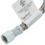 1/4" NPT (MxM) Flexible Oil Line, Braided Steel Covering (24" Length)