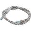1/4" NPT (MxM) Flexible Oil Line, Braided Steel Covering (36" Length)