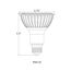 20.5 Watt PAR30 High Lumen LED Bulb - Long Neck - 4000K - Medium base - 120 Volt (2 Pack)