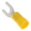 Insulated Spade Solderless Terminal, 12-10 AWG (12 Pack)