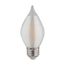 4 Watt C15 LED Bulb - Satin Spun - Clear - Medium base - 2700K - 300 Lumens - 120 Volt (5 Pack)