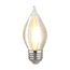 4 Watt C15 LED Bulb - Satin Spun - Clear - Medium base - 2700K - 300 Lumens - 120 Volt (5 Pack)