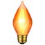 40 Watt C15 Incandescent Bulb - Spun Amber - 4000 Average rated hours - Medium base - 120 Volt (10 Pack)