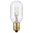 20 Watt T7 Incandescent Bulb - Clear - Candelabra base - 130 Volt (20 Pack)