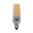4 Watt LED Bulb - 5000K - Frosted - Mini Candelabra base - 120-130 Volt (3 Pack)