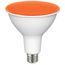 11.5 Watt PAR38 LED Bulb - Amber - 90 degree Beam Angle - Medium base - 120 Volt (4 Pack)