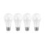 9.5 Watt - A19 LED Bulb - Frosted - 4000K - Medium base - 220 deg. Beam Angle - 120 Volt - Non-Dimmable (16 Pack)
