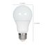 9.5 Watt - A19 LED Bulb - Frosted - 2700K Medium base - 220 deg. Beam Angle - 120 Volt - Non-Dimmable (12 Pack)