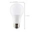 6 Watt - A19 LED Bulb - 3500K - Medium base - 220 deg. Beam Angle - 120 Volt (10 Pack)