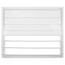30" Master Flow Replacement Aluminum Automatic Whole House Fan Shutter