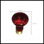 50 Watt R20 Incandescent Bulb - Red - 2000 Average rated hours - Medium base - 130 Volt (10 Pack)