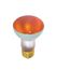 50 Watt R20 Incandescent Bulb - Amber - 2000 Average rated hours - Medium base - 130 Volt (10 Pack)