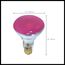 75 Watt BR30 Incandescent Bulb - Pink - 2000 Average rated hours - Medium base - 130 Volt (10 Pack)