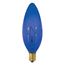 25 Watt BA9 1/2 Incandescent Bulb - Transparent Blue - 1500 Average rated hours - Candelabra base - 120 Volt (40 Pack)