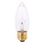 25 Watt B11 Incandescent Bulb - Clear - 1500 Average rated hours - 210 Lumens - Medium base - 120 Volt (60 Pack)