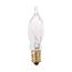 7.5 Watt CA5 Incandescent Bulb - Clear - 1500 Average rated hours - 40 Lumens - Candelabra base - 120 Volt (50 Pack)
