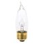 25 Watt CA10 Incandescent Bulb - Clear - 1500 Average rated hours - 210 Lumens - Medium base - 120 Volt (60 Pack)
