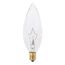 25 Watt BA9 1/2 Incandescent Bulb - Clear - 1500 Average rated hours - 212 Lumens - Candelabra base - 120 Volt (60 Pack)
