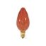 25 Watt F10 Incandescent Bulb - Amber - 1500 Average rated hours - Candelabra base - 120 Volt (30 Pack)