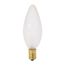 25 Watt BA9 1/2 Incandescent Bulb - Frost - 1500 Average rated hours - 220 Lumens - European base - 120 Volt (30 Pack)