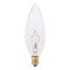 25 Watt B10 Incandescent Bulb - Clear - 1000 Average rated hours - 200 Lumens - European base - 220 Volt (30 Pack)