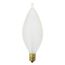 40 Watt C11 Incandescent Bulb - Spun White - 4000 Average rated hours - 316 Lumens - Candelabra base - 120 Volt (12 Pack)