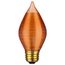 40 Watt C15 Incandescent Bulb - Spun Amber - 4000 Average rated hours - Medium base - 120 Volt (10 Pack)