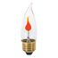 3 Watt CA10 Incandescent Bulb - Clear - 1000 Average rated hours - Medium base - 120 Volt (12 Pack)