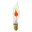 3 Watt CA5 1/3 Incandescent Bulb - Clear - 1000 Average rated hours - Candelabra base - 120 Volt (12 Pack)
