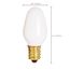 7 Watt C7 Incandescent Bulb - White - 3000 Average rated hours - 28 Lumens - Candelabra base - 120 Volt (40 Pack)