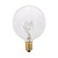 25 Watt G16 1/2 Incandescent Bulb - Clear - 1500 Average rated hours - 232 Lumens - Candelabra base - 120 Volt (50 Pack)