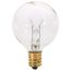 25 Watt G12 1/2 Incandescent Bulb - Clear - 1500 Average rated hours - 180 Lumens - Candelabra base - 120 Volt (40 Pack)
