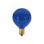 10 Watt G12 1/2 Incandescent Bulb - Transparent blue - 1500 Average rated hours - Candelabra base - 130 Volt (40 Pack)