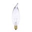 15 Watt CA10 Incandescent Bulb - Clear - 1500 Average rated hours - 150 Lumens - Candelabra base - 12 Volt (30 Pack)