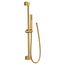Brushed Gold Eco-performance Square 1" Diameter Handheld Shower w/ 30" Slide Bar, S3880EPBG